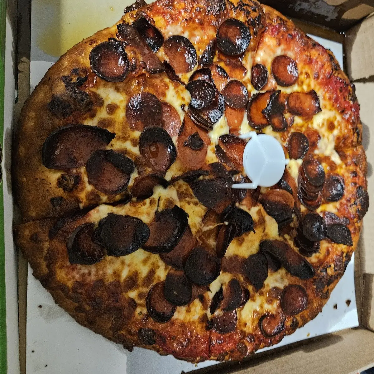 Weel Done Pepperoni Pizza