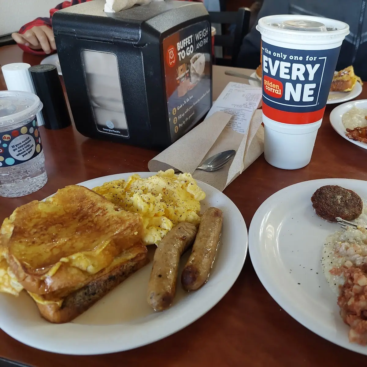 French Toast Combo Corn Beef Hash