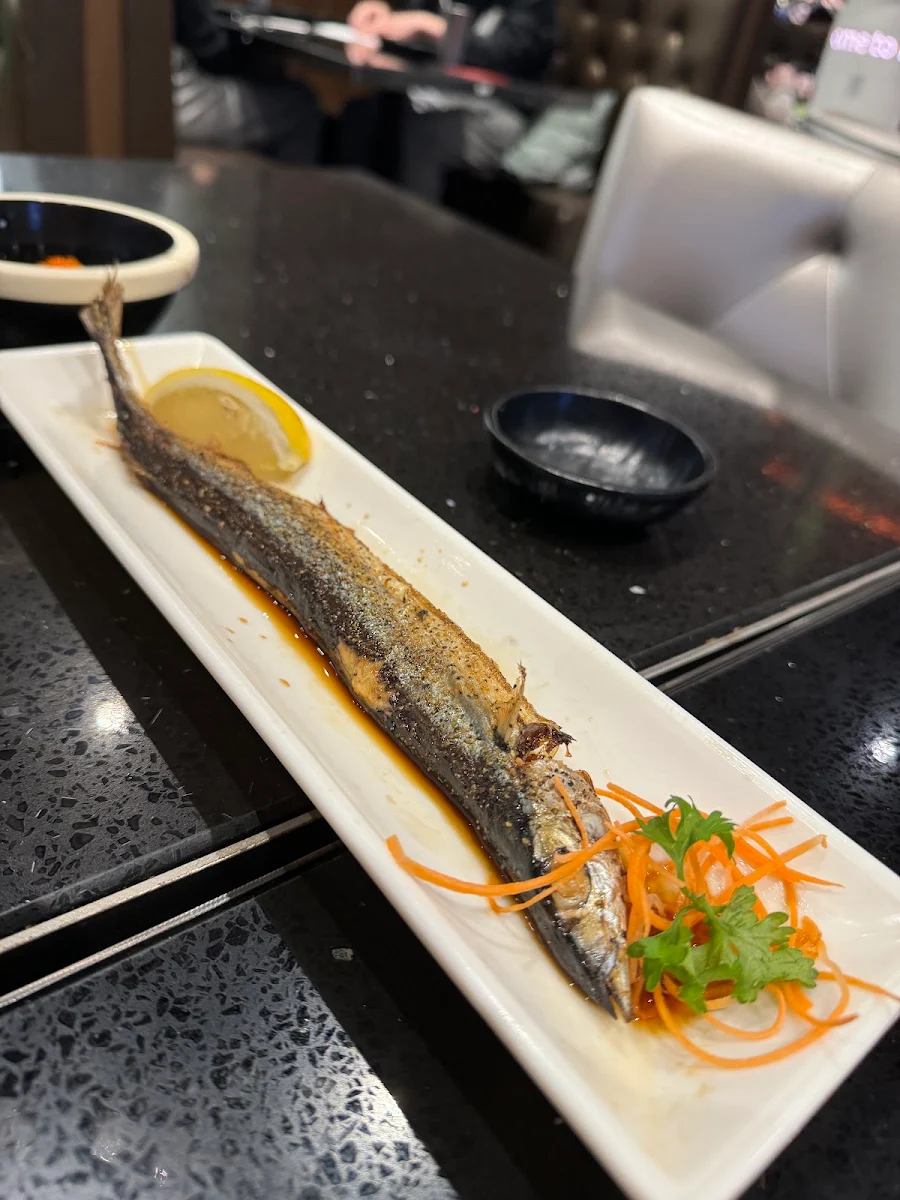 Grilled Mackeral Whole Fish, Ichiban Asian All You Can Eat North York