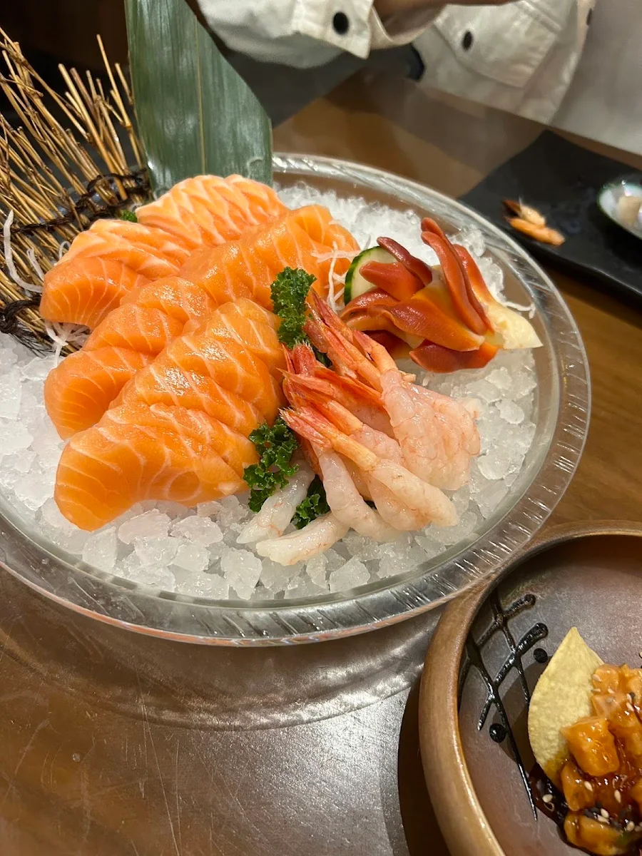 Scallop Sashimi, Ichiban Asian All You Can Eat North York