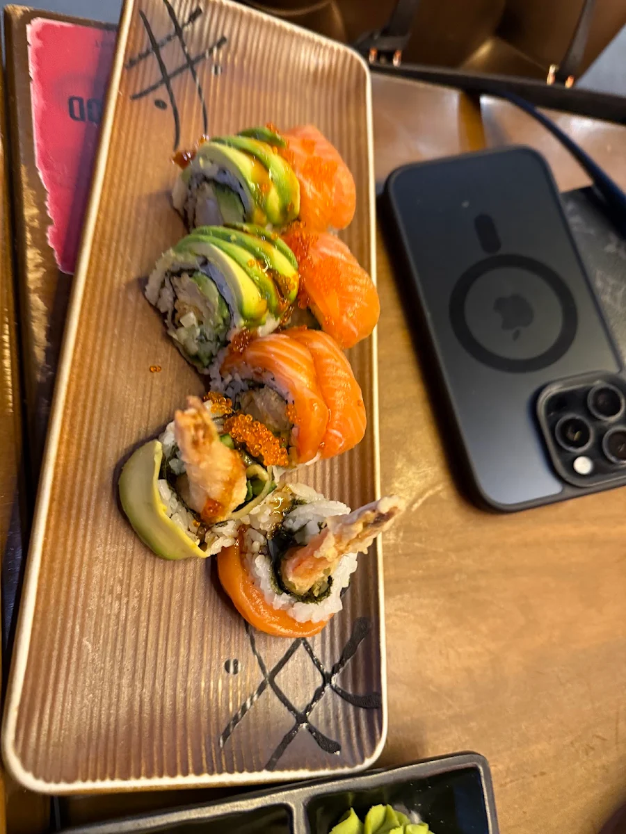 Torched Salmon Box Sushi, Ichiban Asian All You Can Eat North York