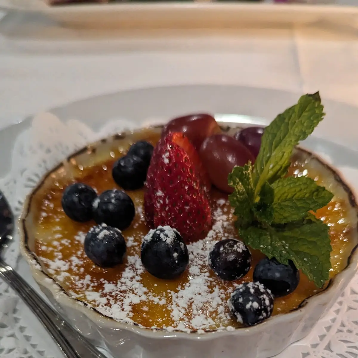 White Chocolate Crème Brulee