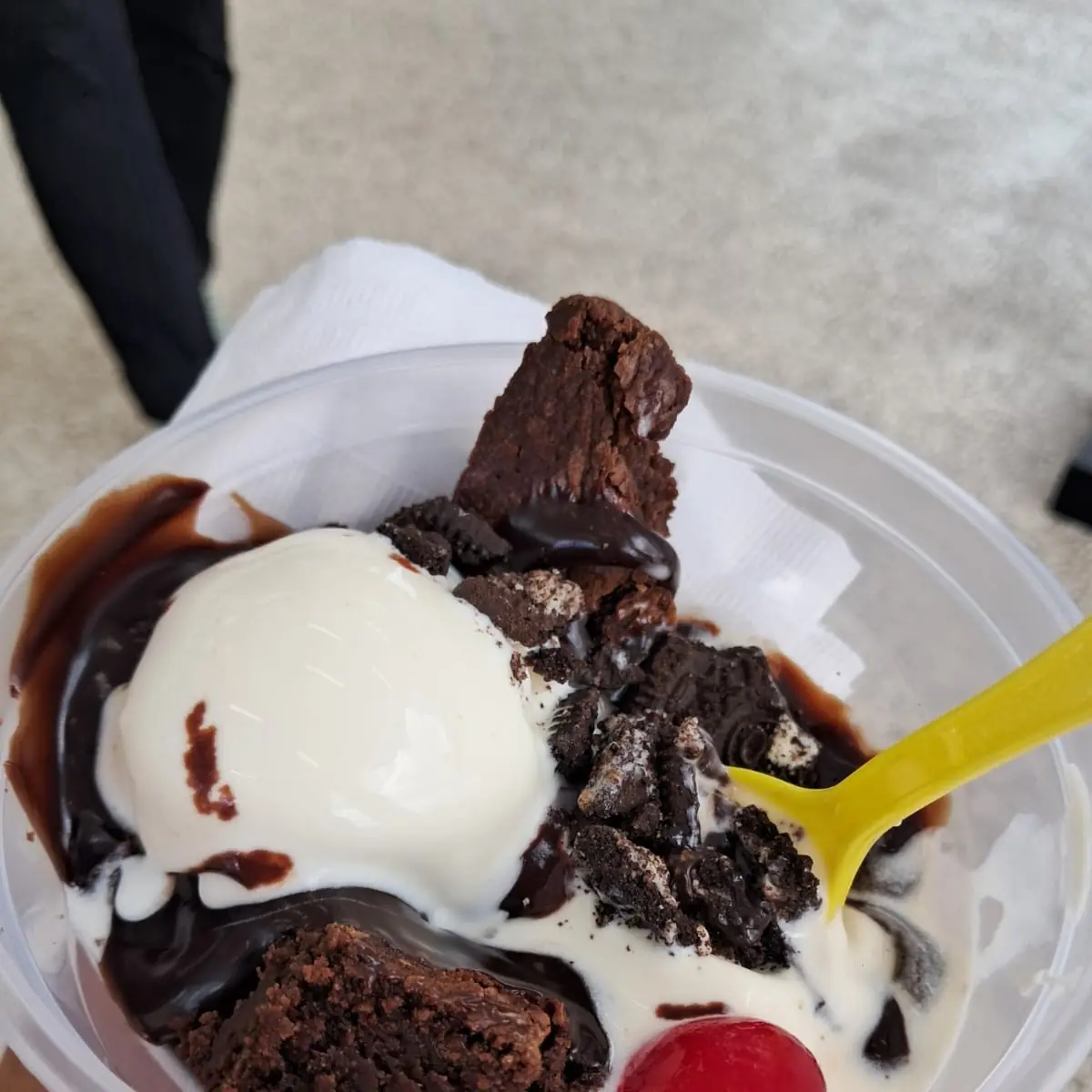 Stolen Brownie Sundae