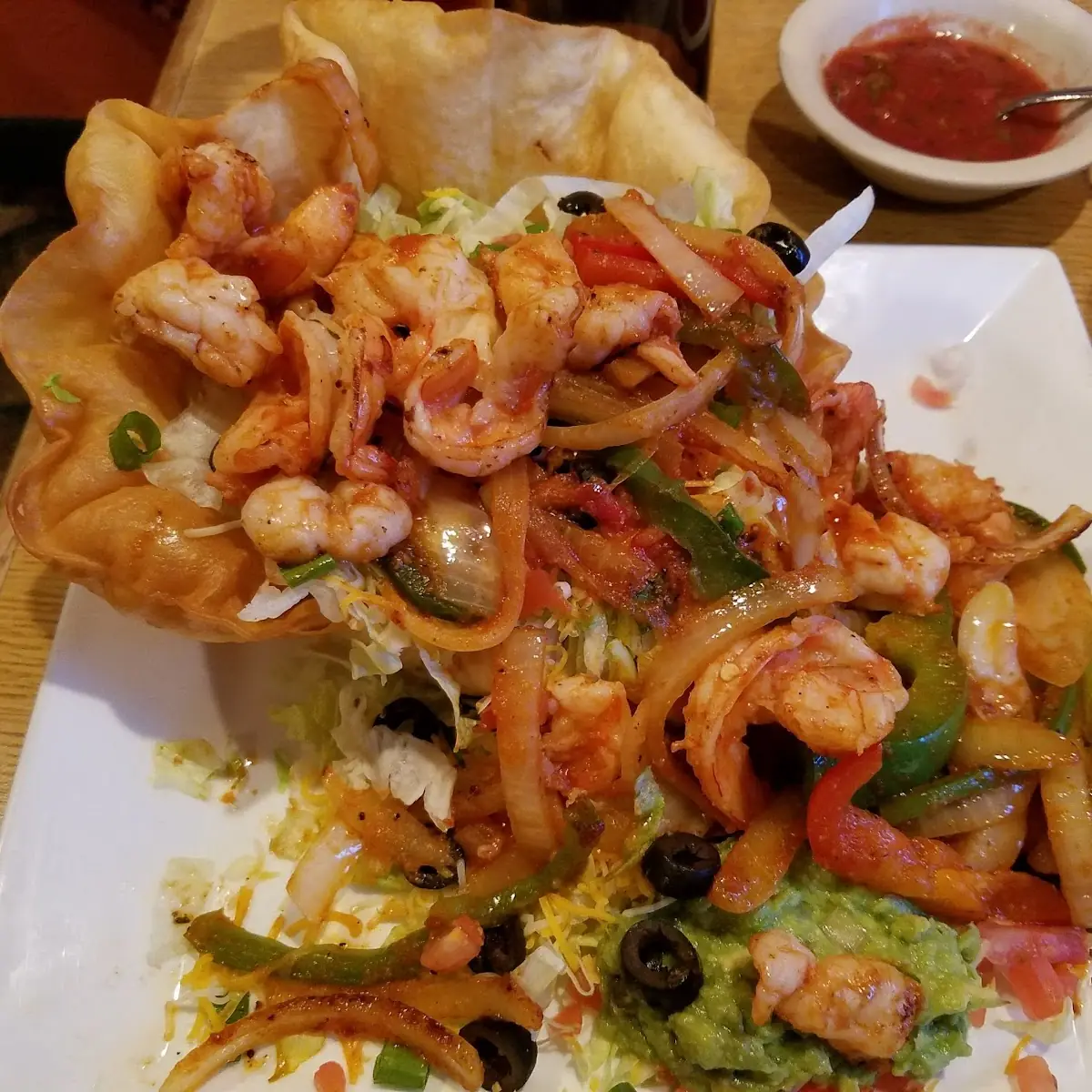 Fajitas Shrimp Salad