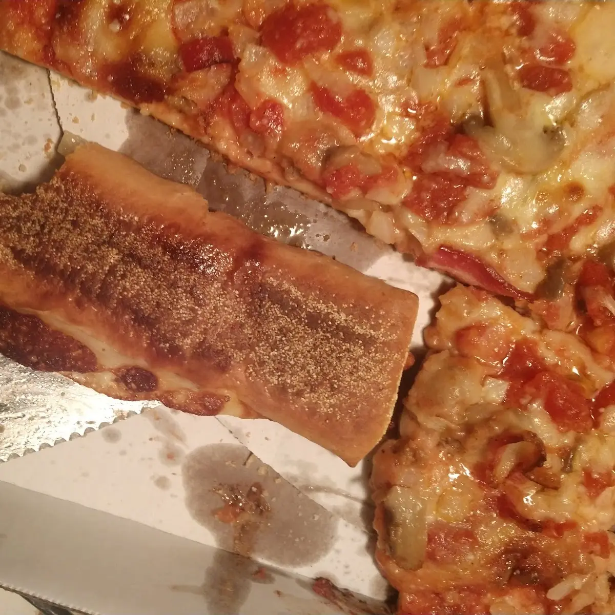 Rubbery Garlic Bread with Cheese