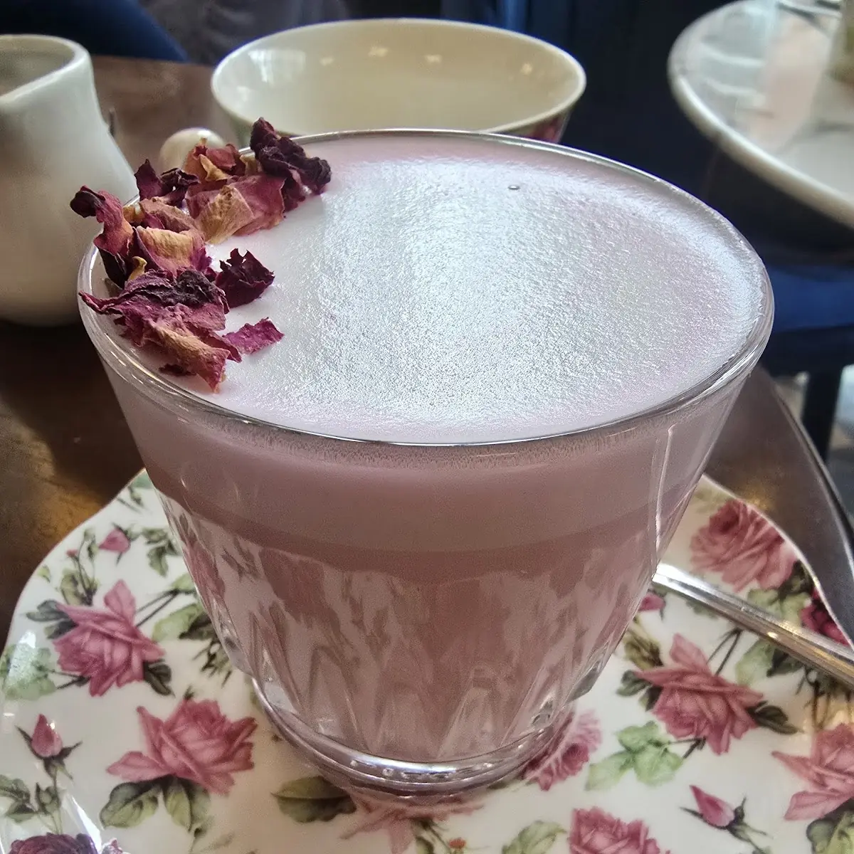 Rose Tea Latte