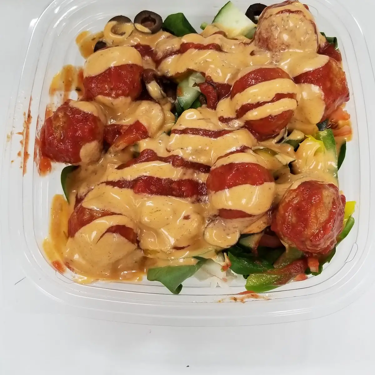 Meatball Marinara Protein Bowl
