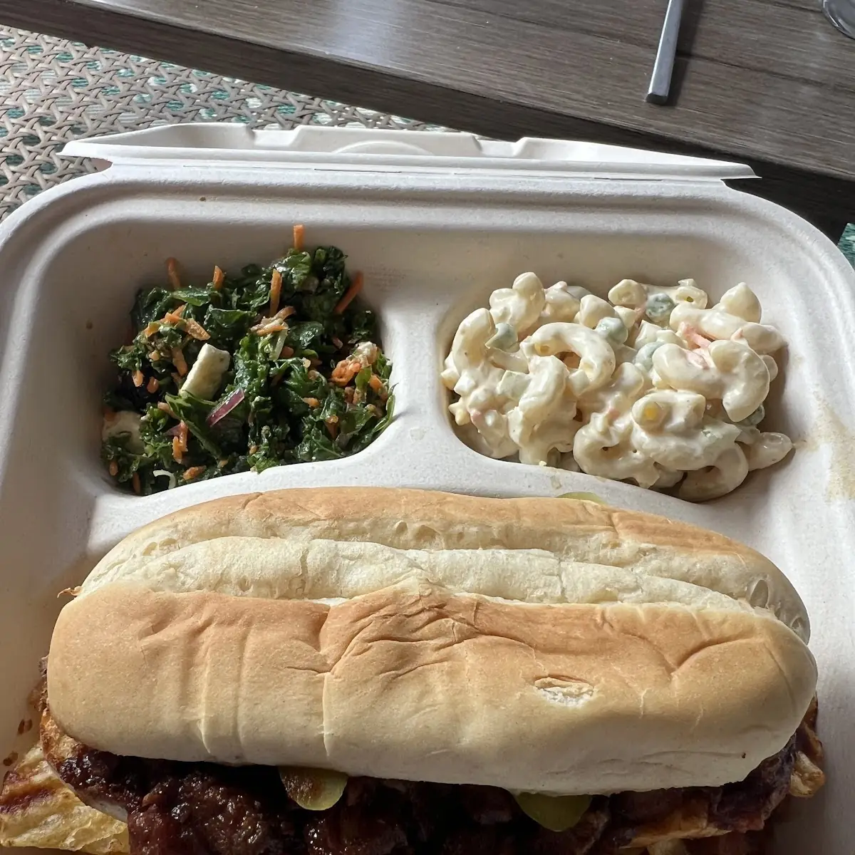Brisket Sandwich with Sides
