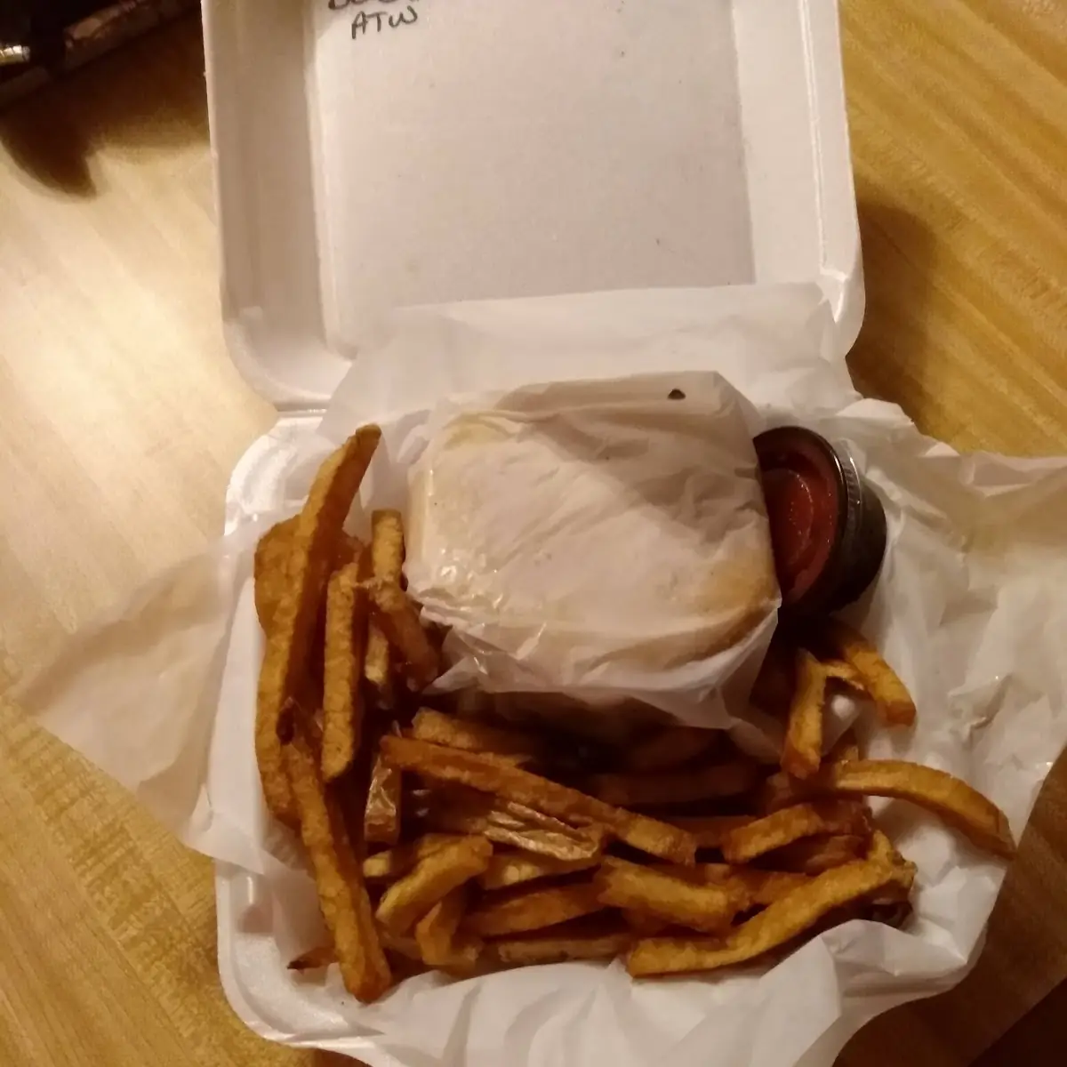 Double Bacon Cheeseburger Basket