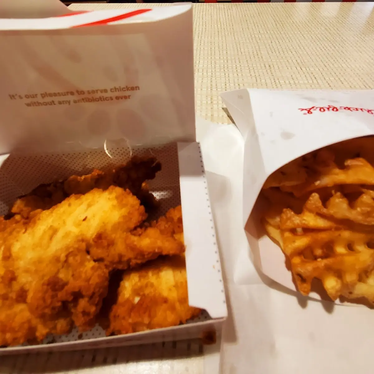 Three Piece Chicken Strip and Fries
