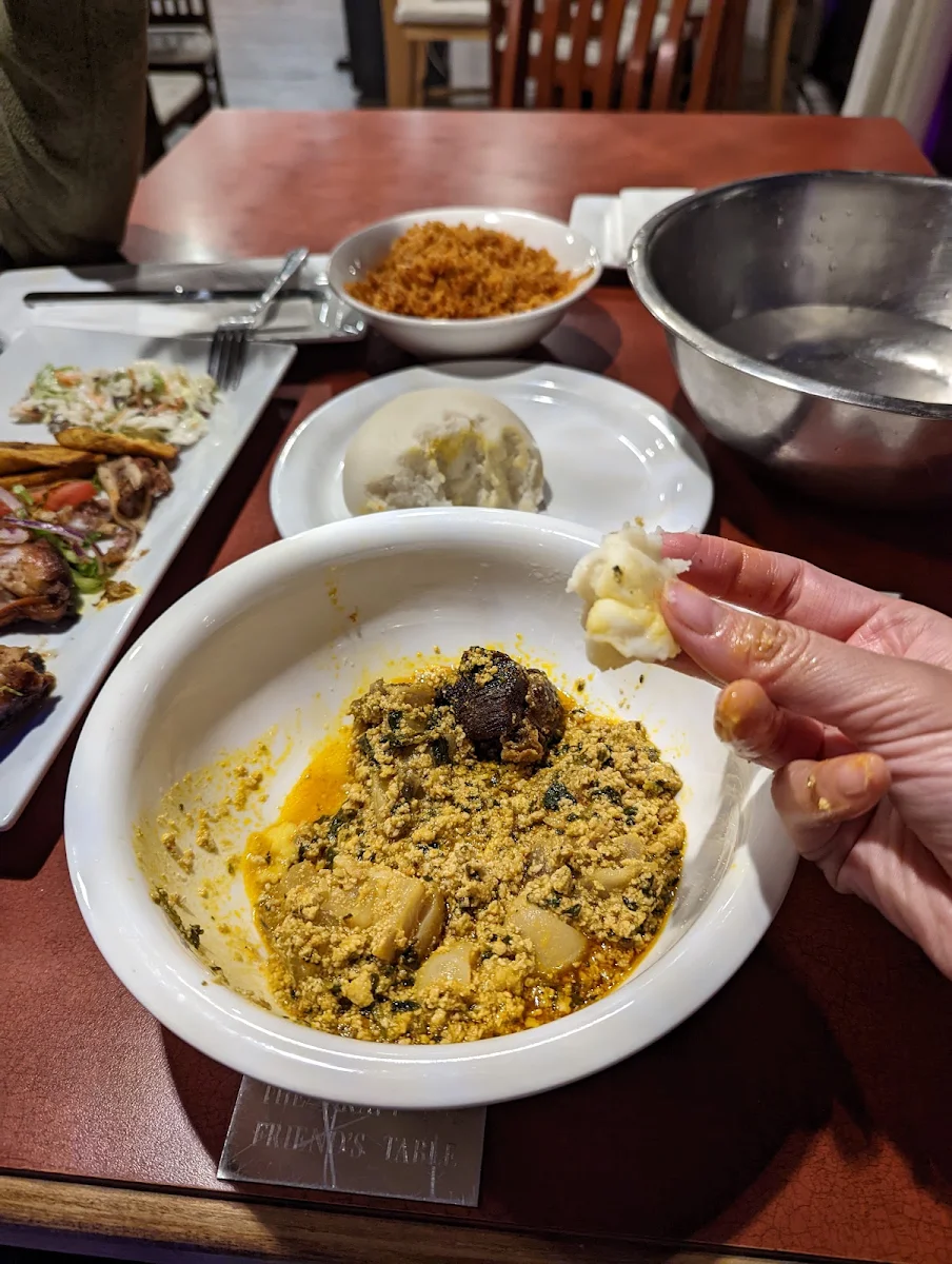 Egusi Soup with Assorted Meat, Suya Palace Nigerian/African Charcoal Grill & BBQ Restaurant