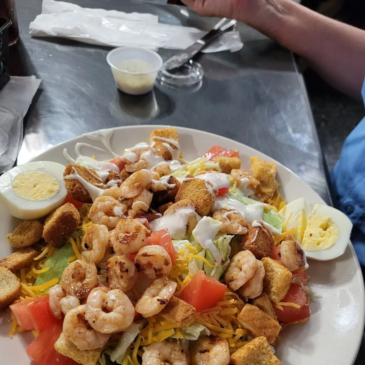 Grilled Shrimp Salad