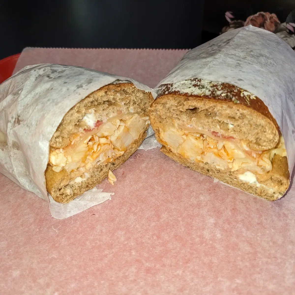 Bacon Ranch Buffalo Chicken Sandwich