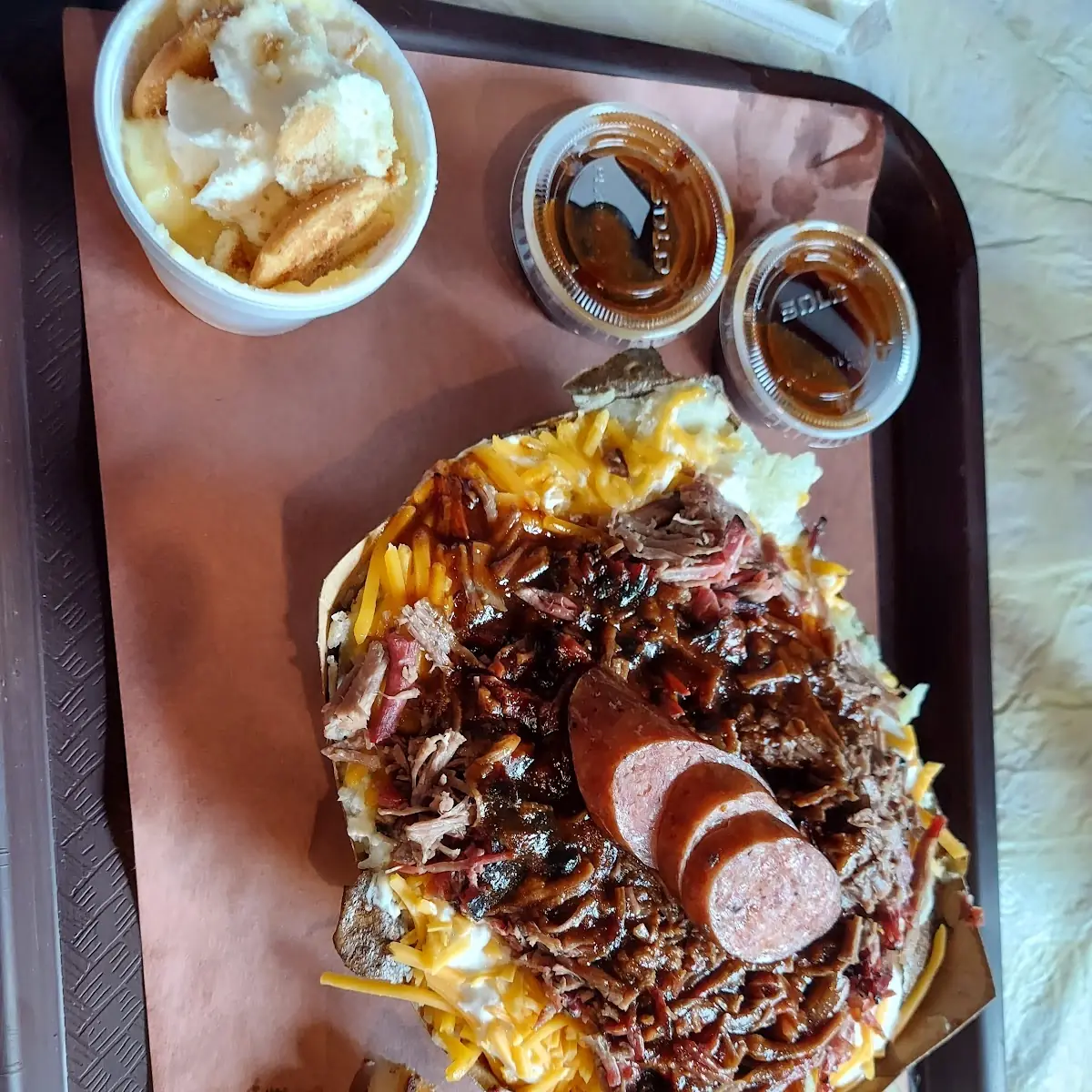 Loaded Baked Potato with Brisket