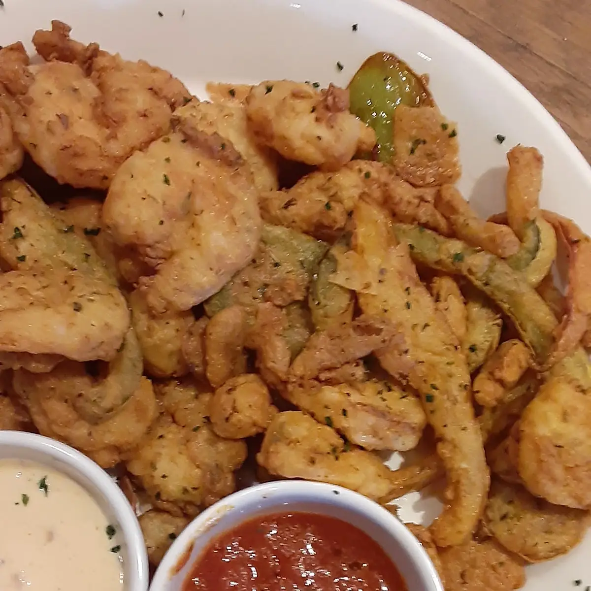 Shrimp Fritto Misto Appetizer