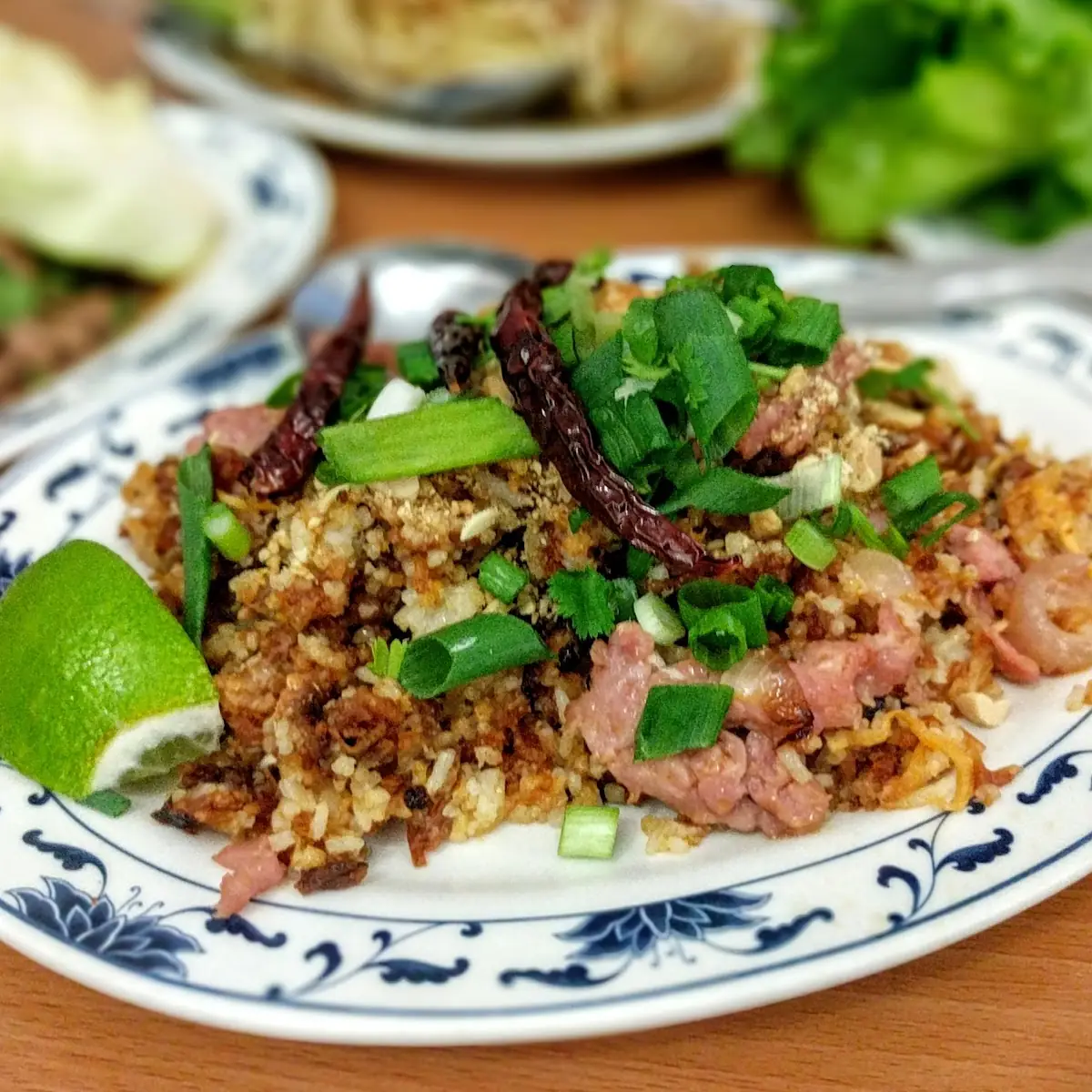 Crispy Fried Rice Nam Kao Tod