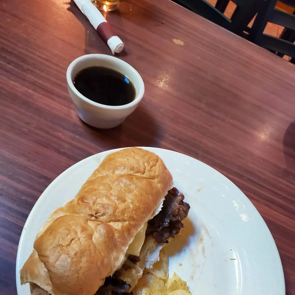 French Dip Sandwich with Chips