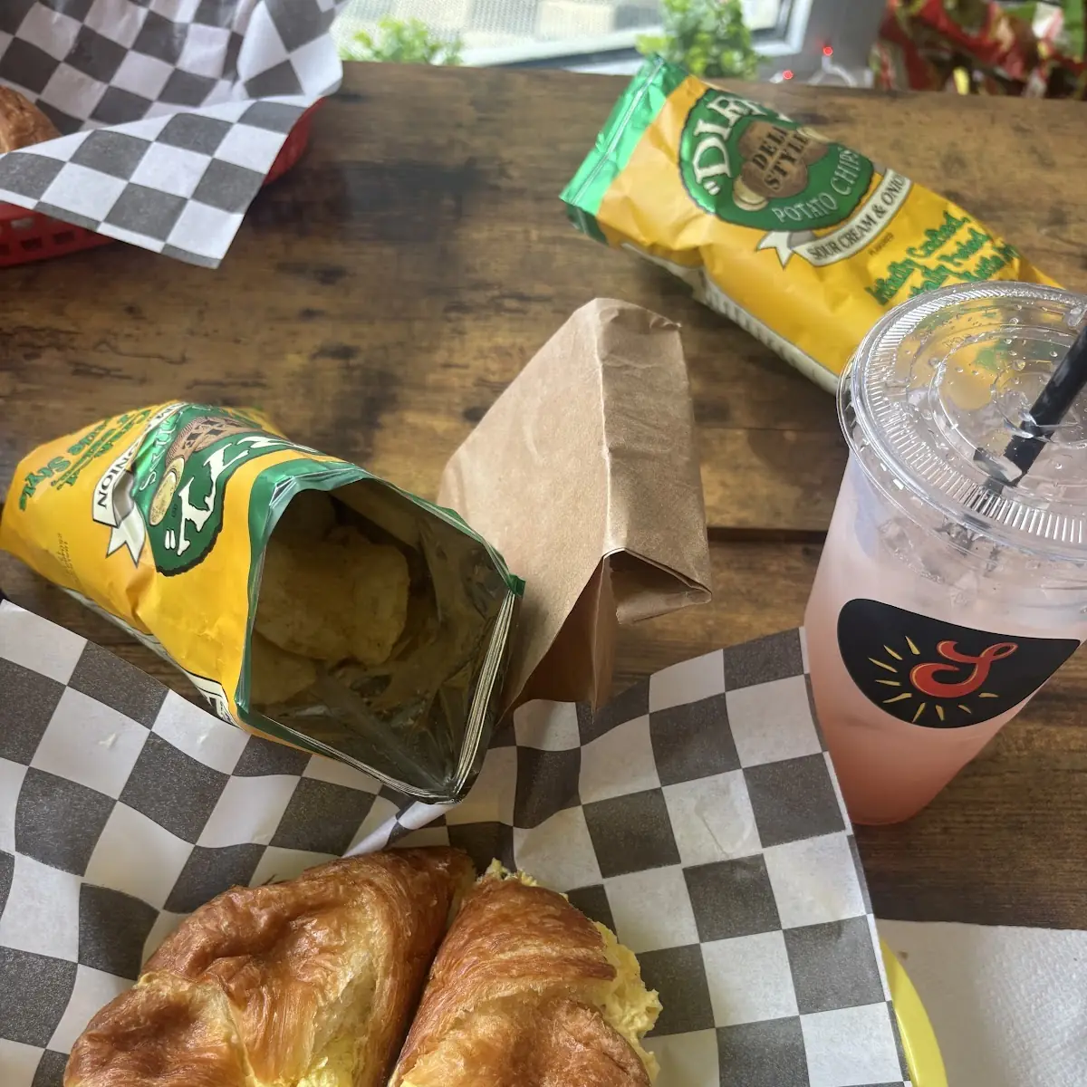 Egg Salad on Croissant