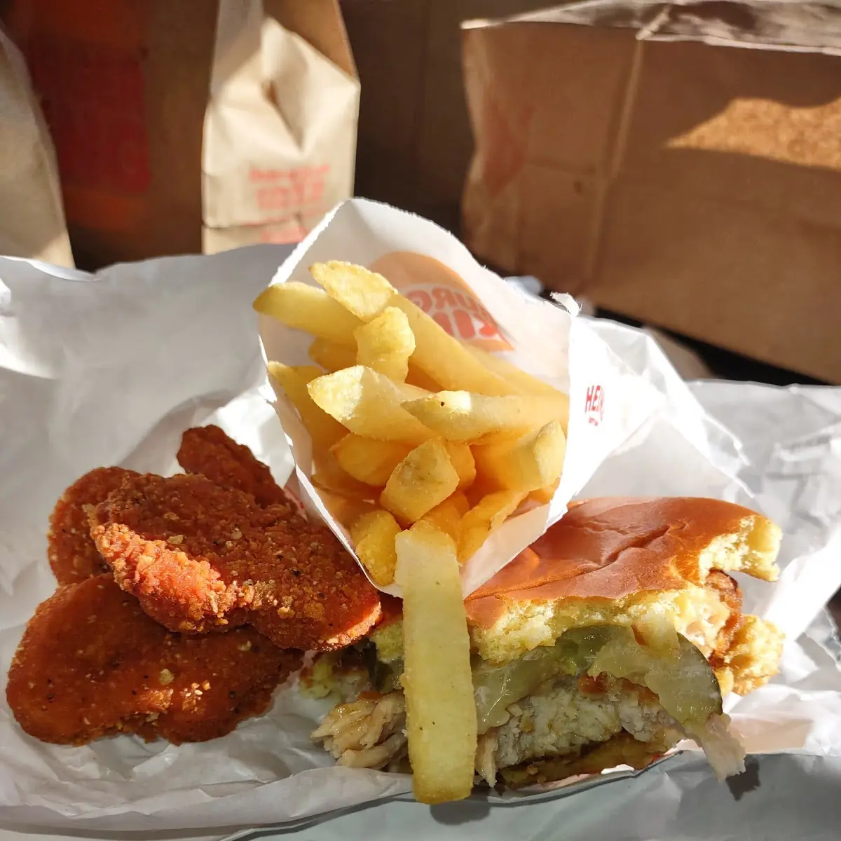 Chicken Nugget and Fries