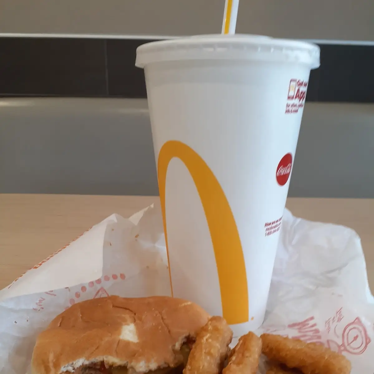 Double Cheeseburger and Mcnuggets