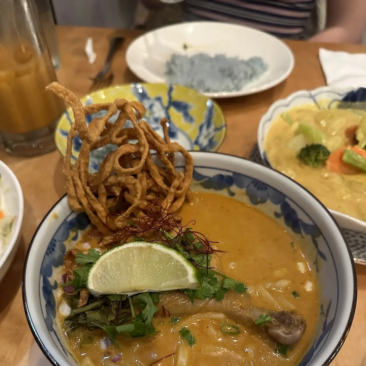Khao Soi with Chicken Drumstick