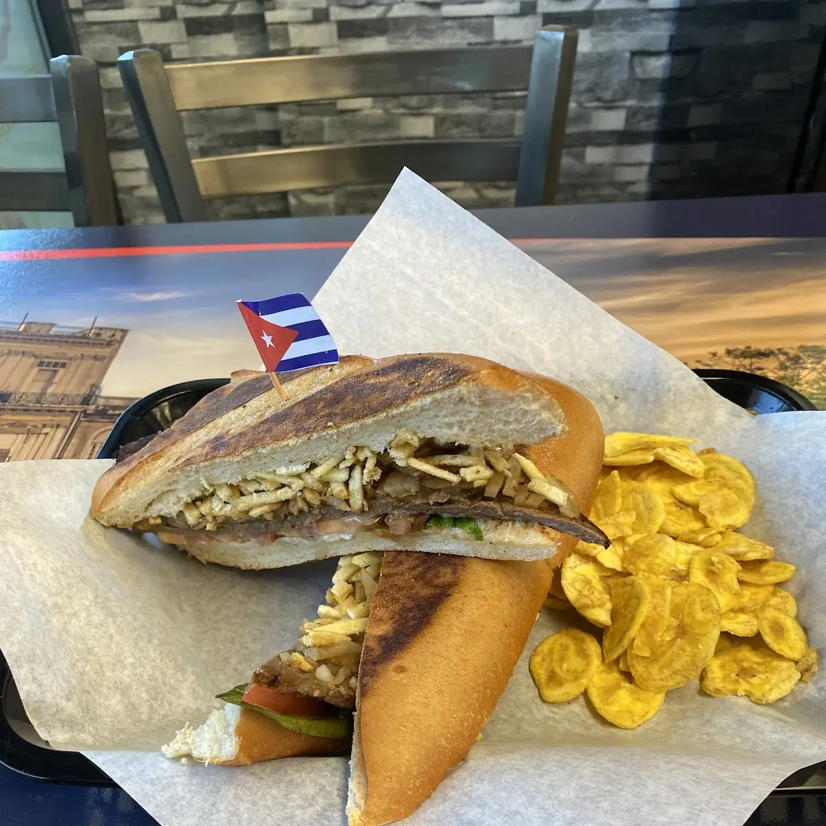 Steak Sandwich Cubano