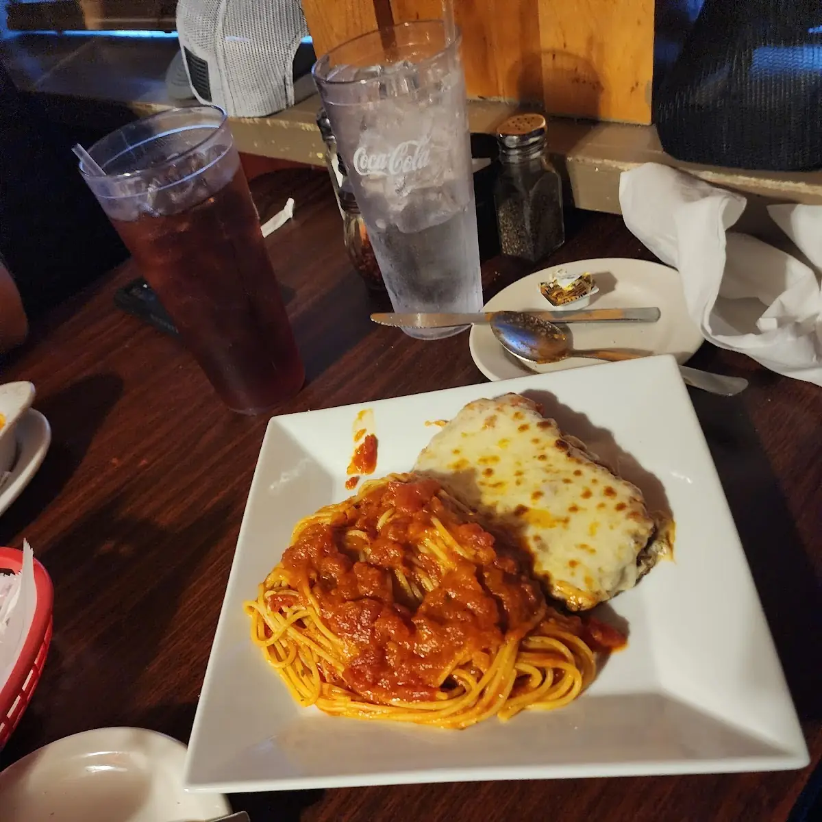 Spaghetti with sausage