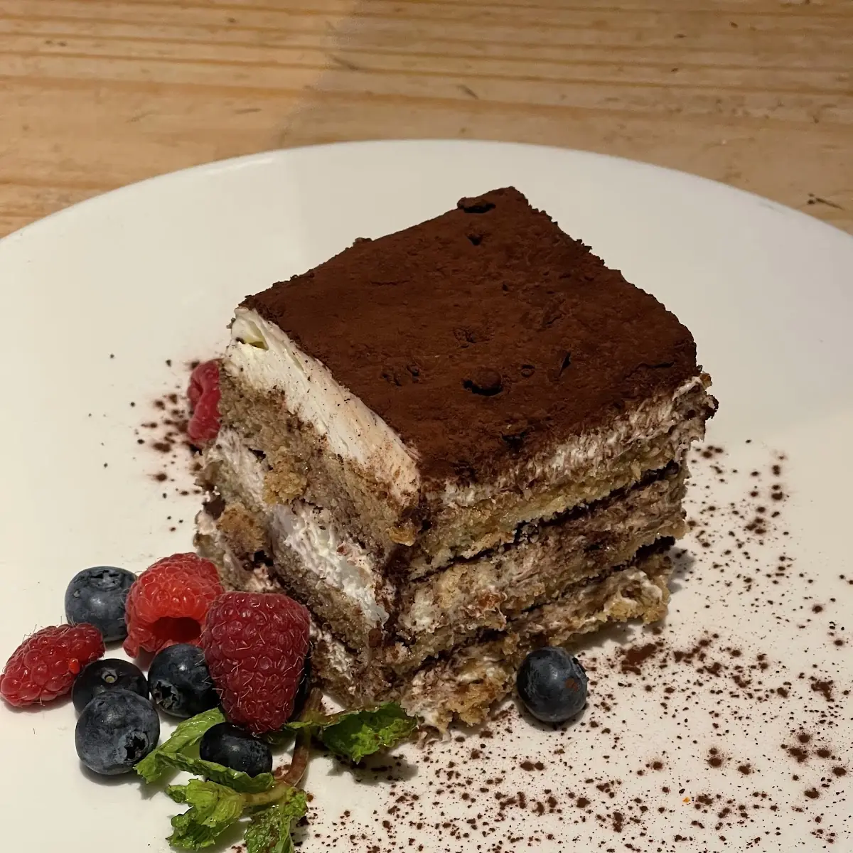 Tiramisu with Fresh Berries