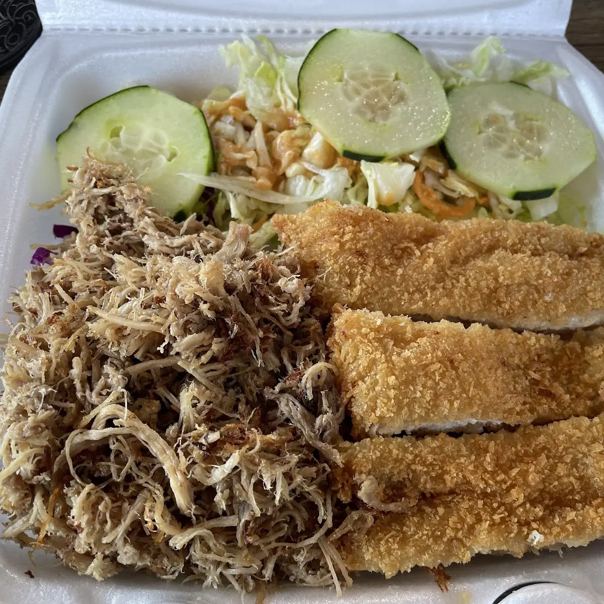 Kalua Pig and Chicken Katsu