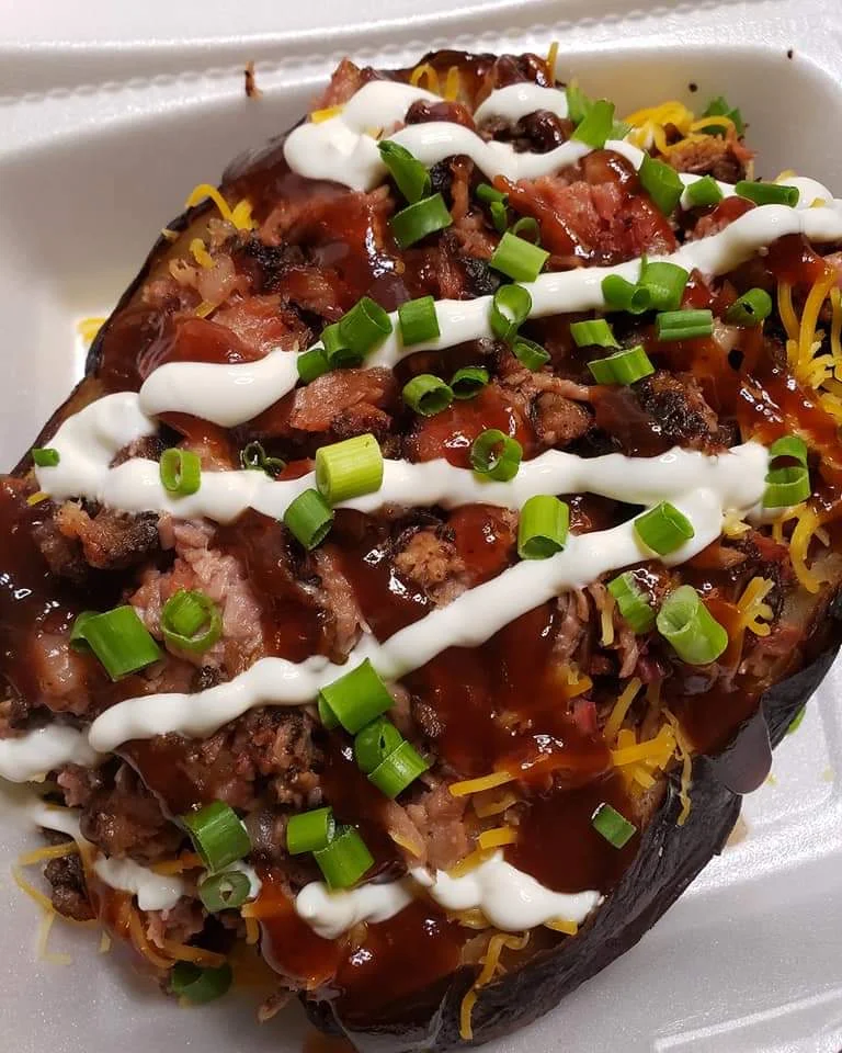 Loaded Brisket BBQ Potato