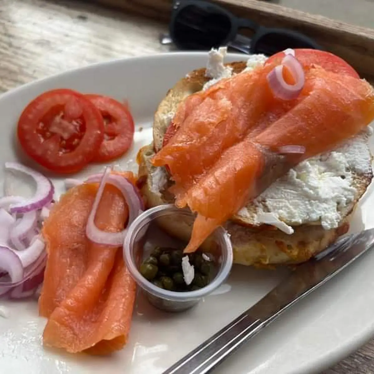 Toasted Bagel & Lox Special