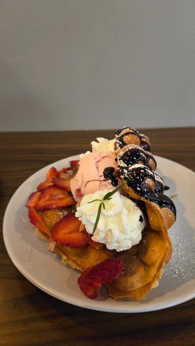 Strawberry Nutella Waffle