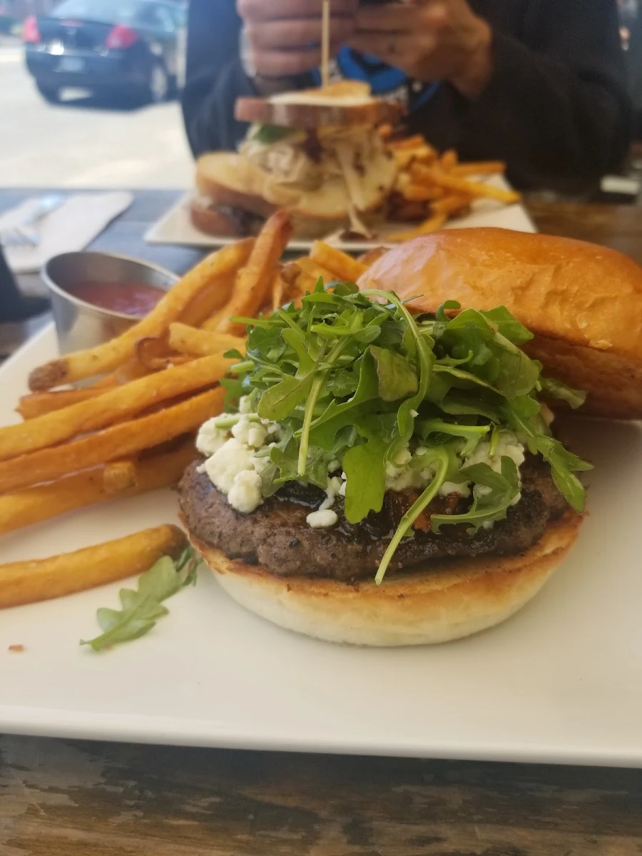 Burger with Bacon Jam