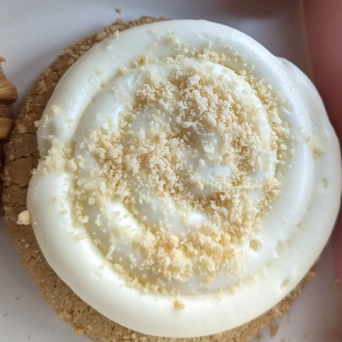 Vanilla Crumb Cake Cookie Featuring Golden Oreos