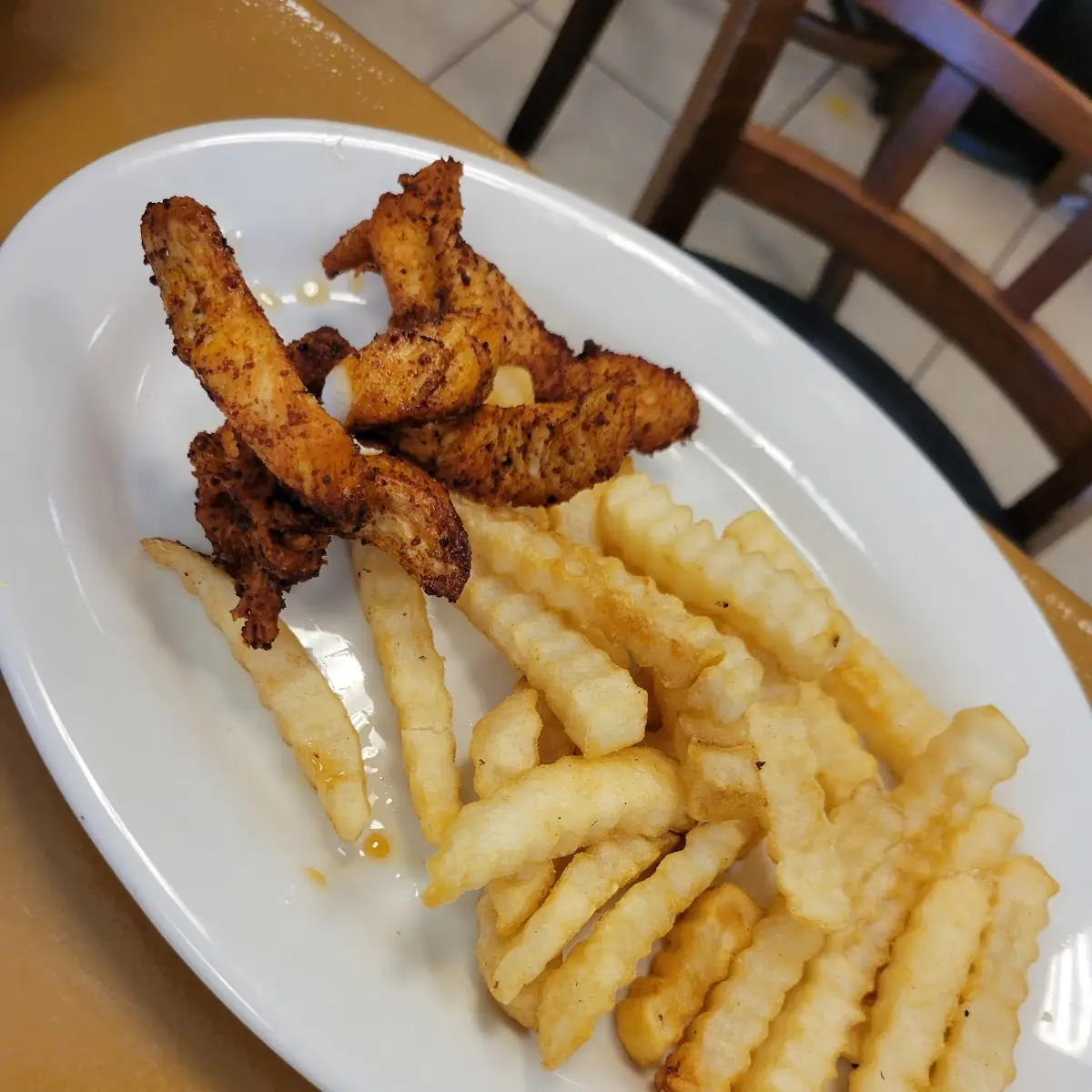 Pollo Con Papas Fritas