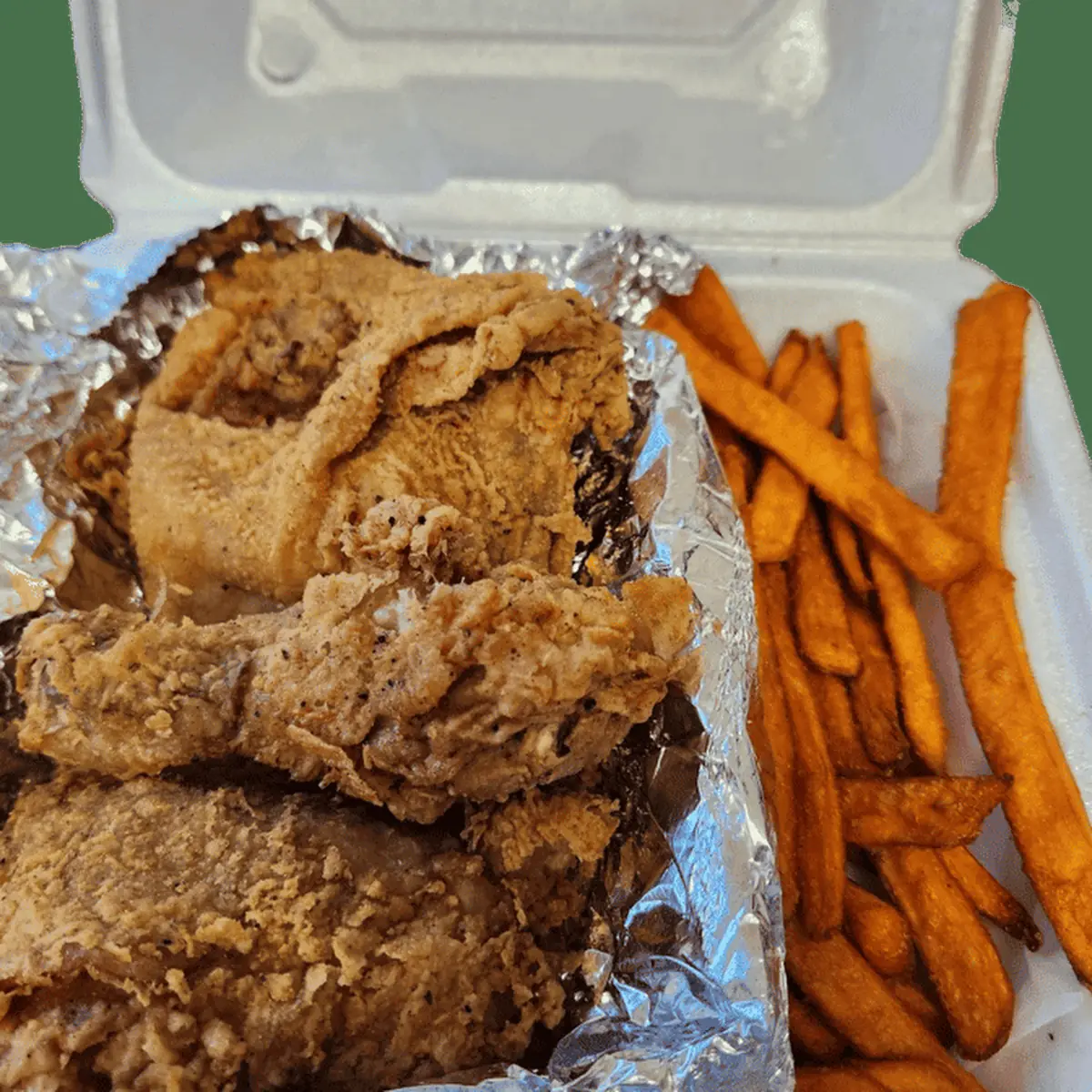Chicken Wings and Fries