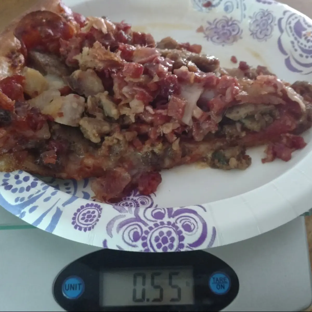 Mountain Man Pizza Slice