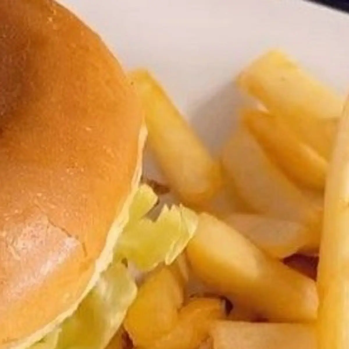 Cheese Burger Plate