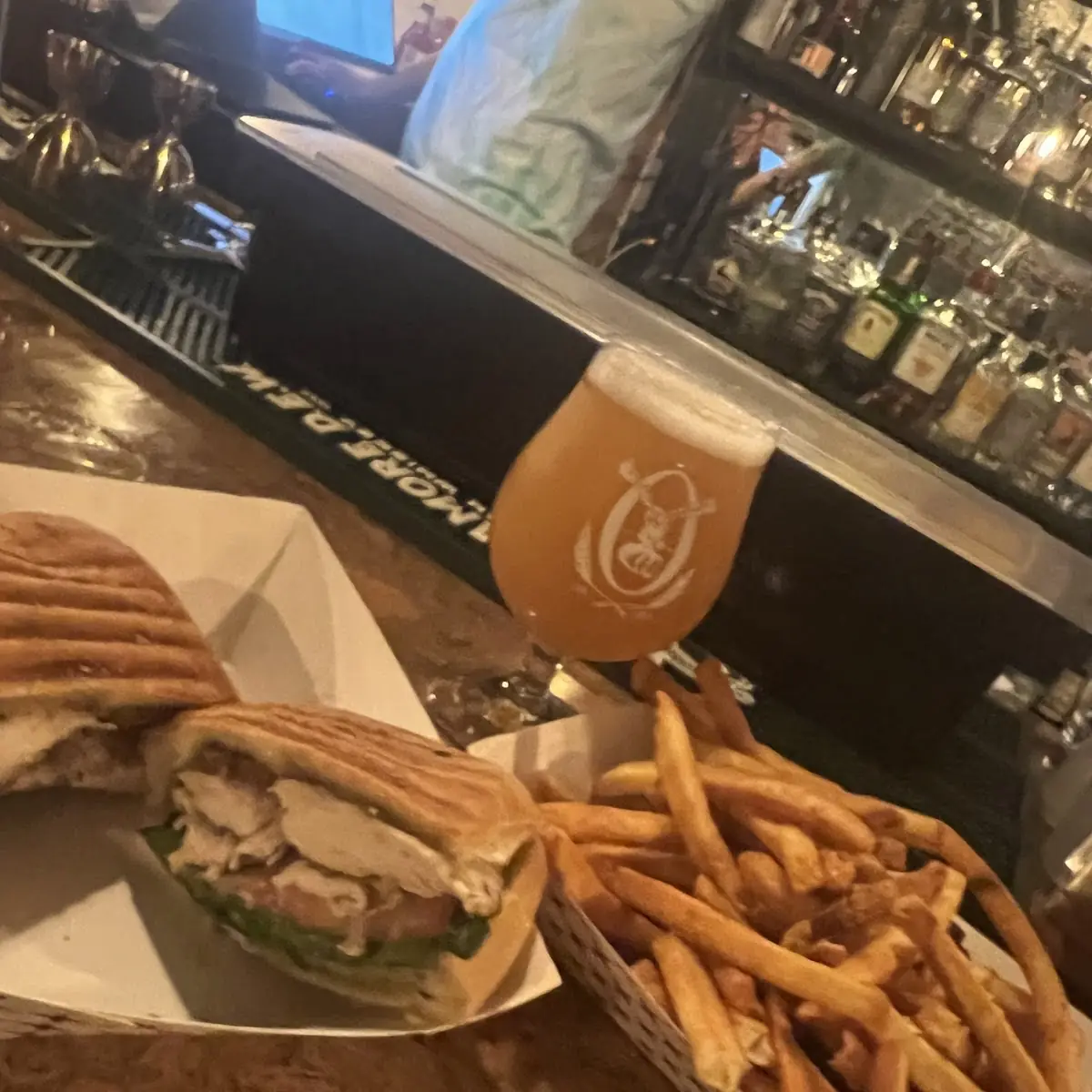 Grilled Chicken Pesto Panini
