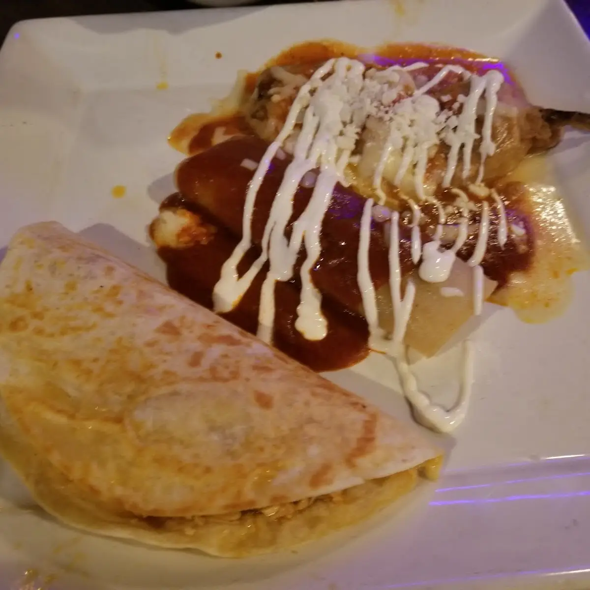 Quesadilla Chile Relleno Enchilada