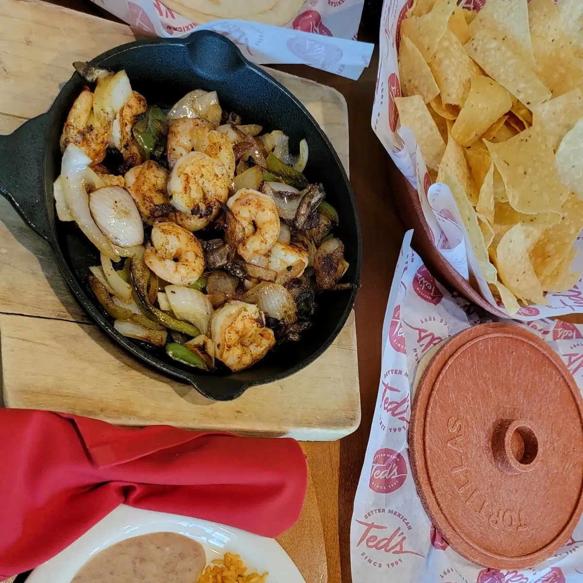 Shrimp Fajitas