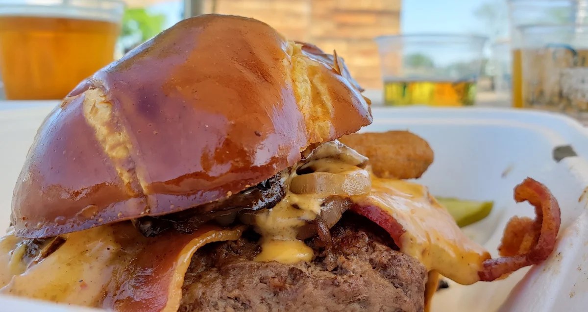 Beer Cheese Burger
