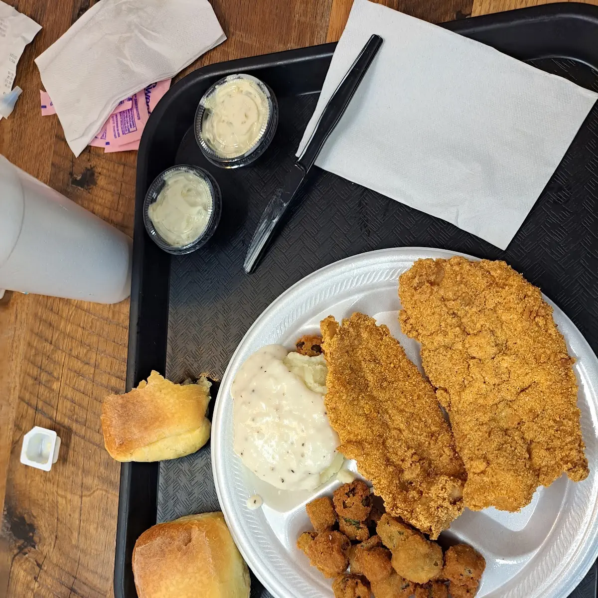 2pc Catfish Dinner