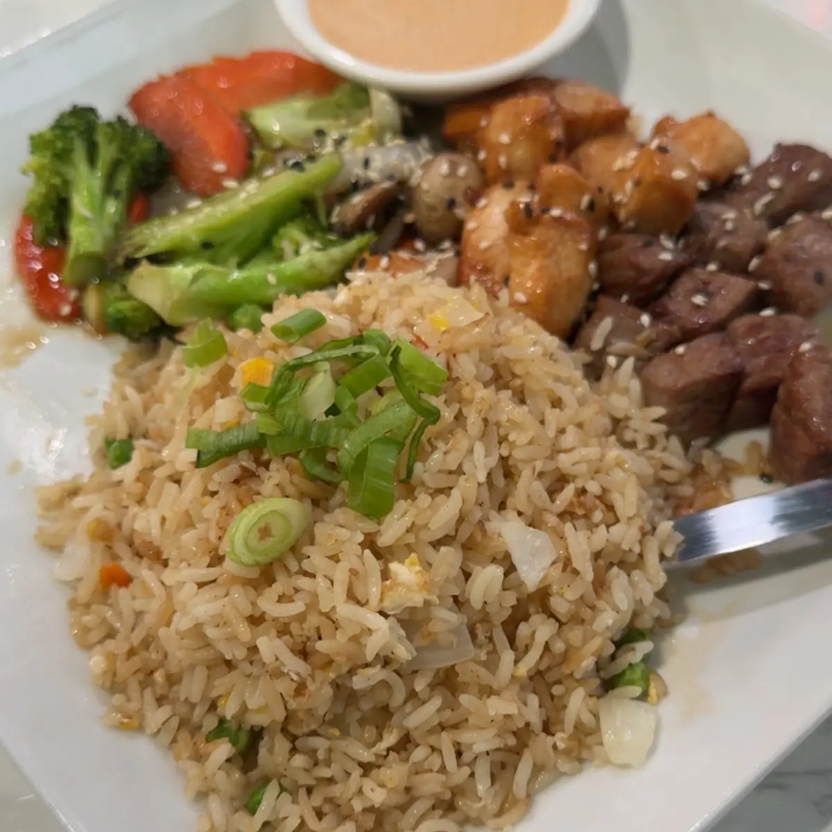 Hibachi Steak&Shrimp 16 95