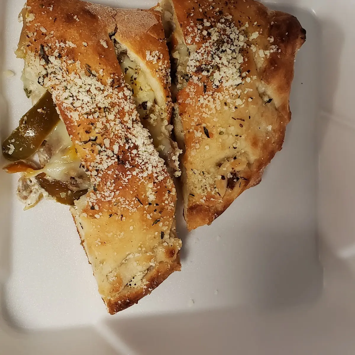 Philly Cheese Steak Calzone