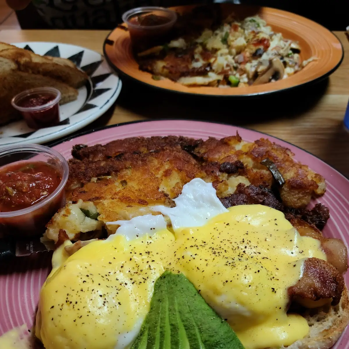 California Eggs Benedict with Home Fries