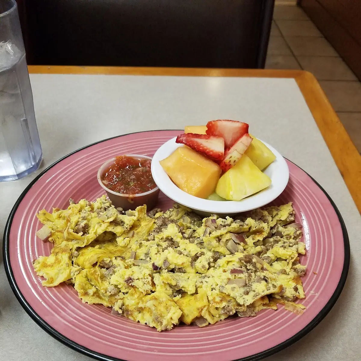 Ground Beef and Onion Egg Scrambler