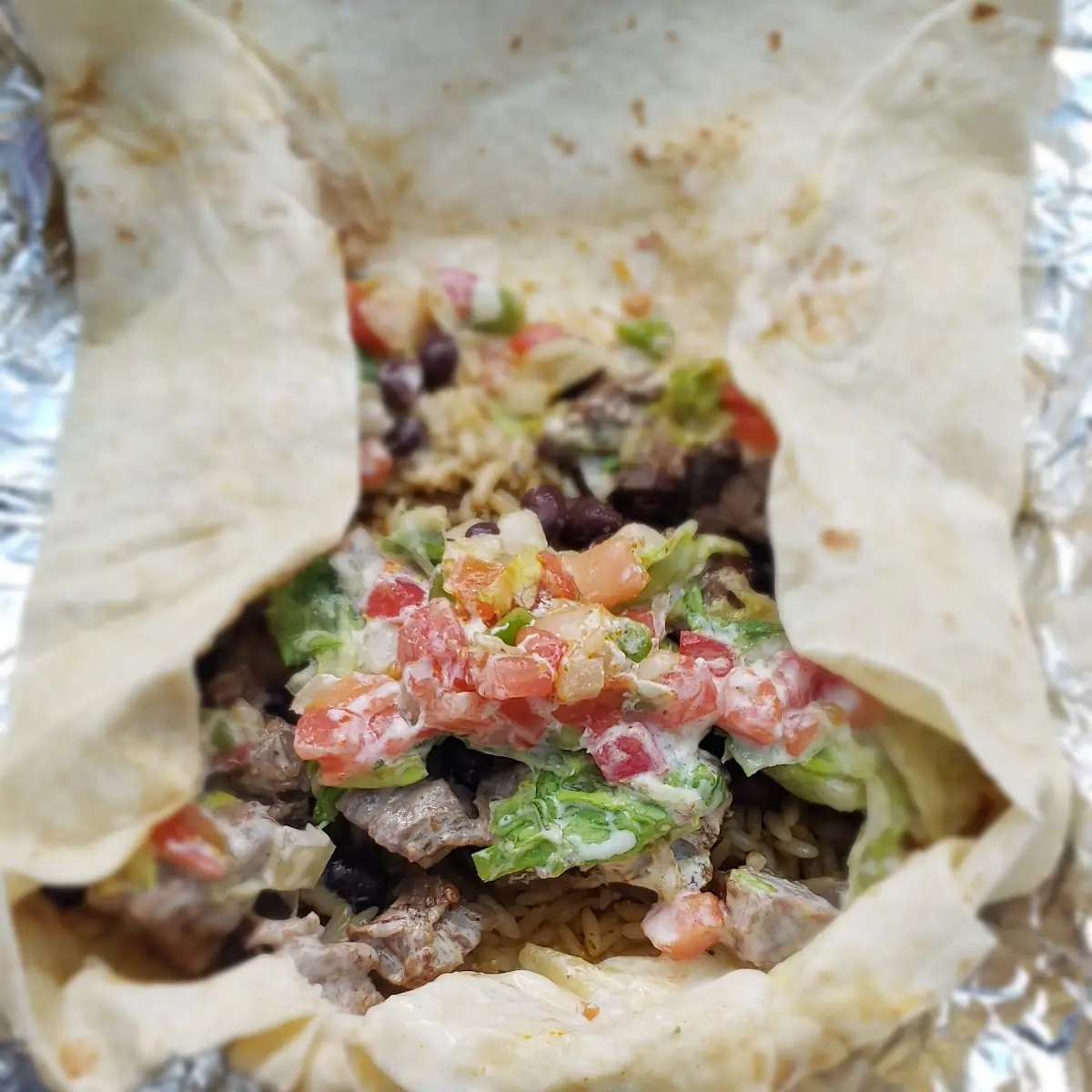 Carne Asada Burrito