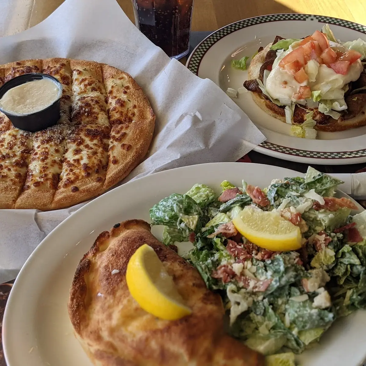 Garlic Cheese Fingers Super Donair, Pizza Delight