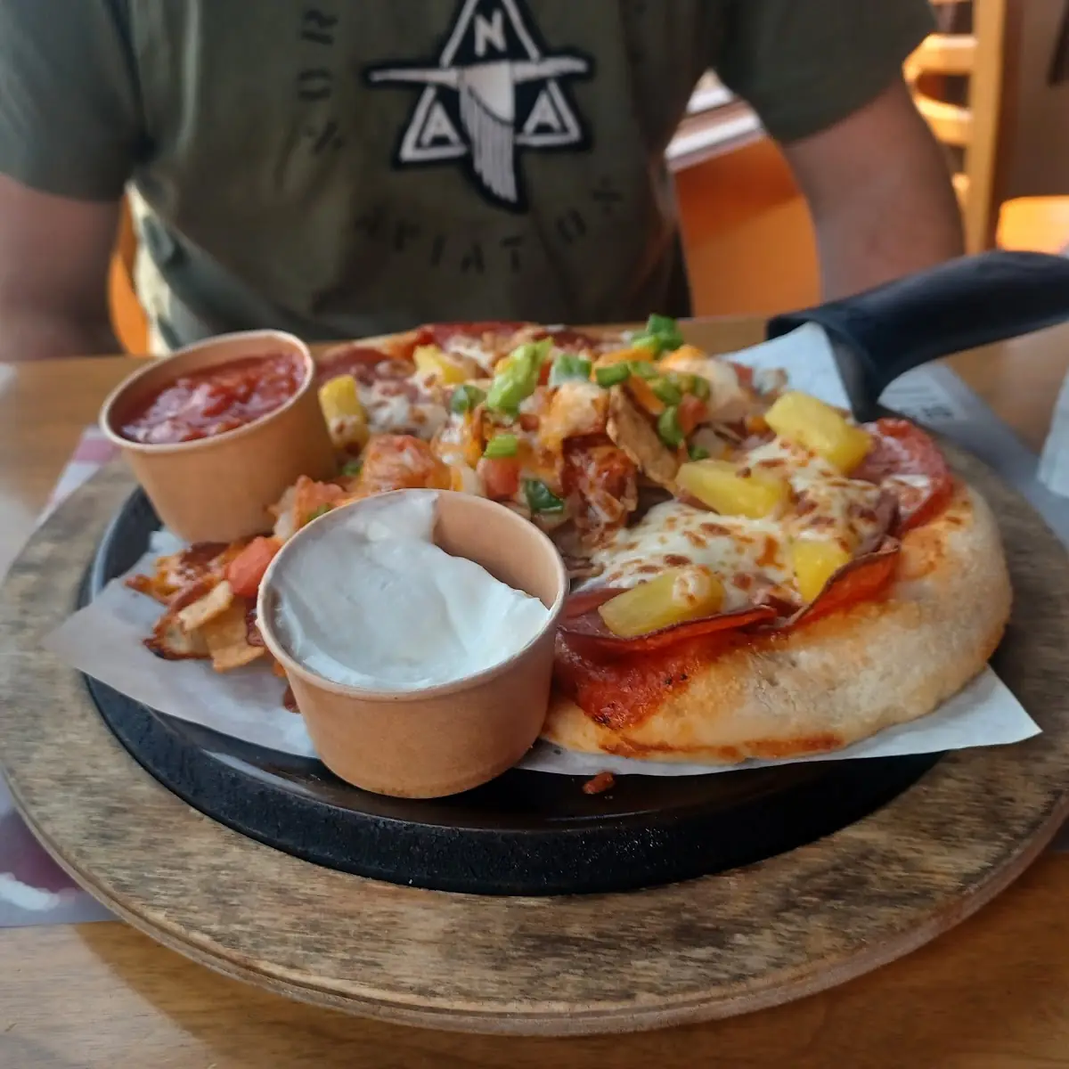 Nachos, Pizza Delight